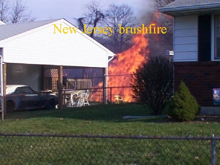 New Jersey brushfire 