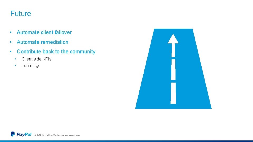 Future • Automate client failover • Automate remediation • Contribute back to the community