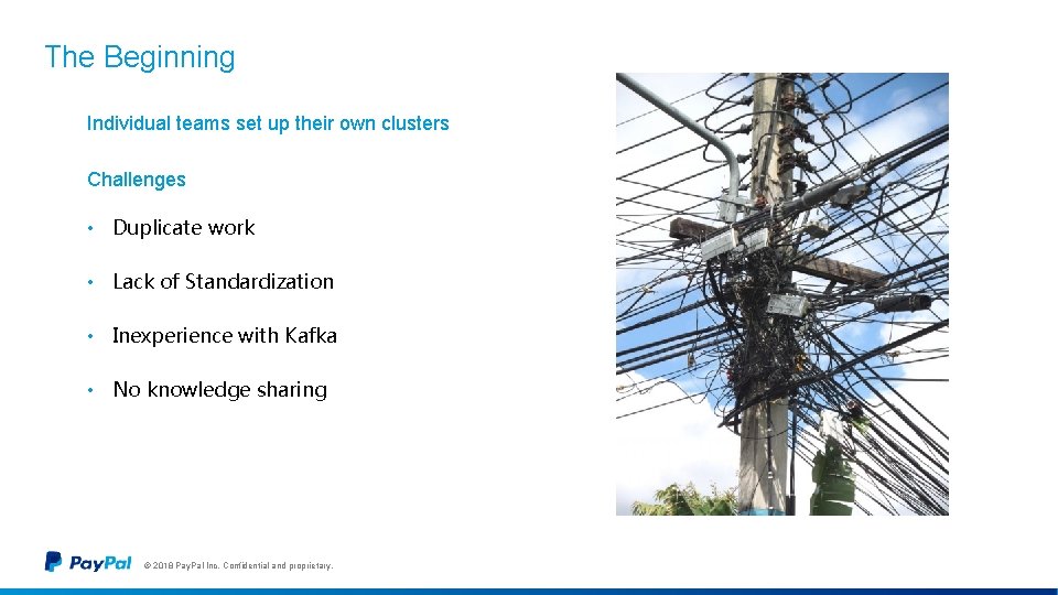 The Beginning Individual teams set up their own clusters Challenges • Duplicate work •