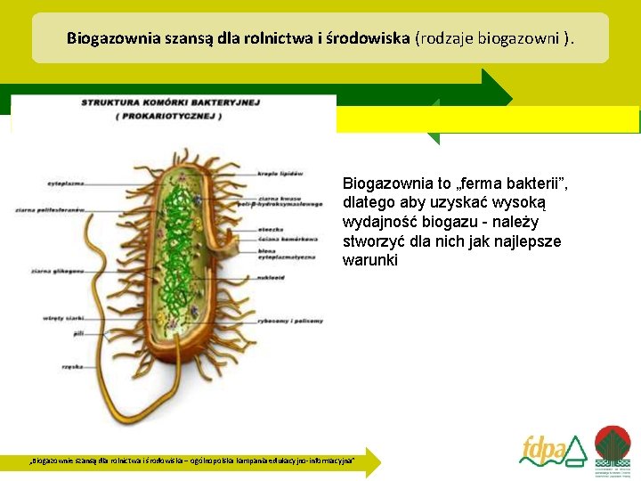 Biogazownia szansą dla rolnictwa i środowiska (rodzaje biogazowni ). Podstawy doboru substratów Biogazownia to