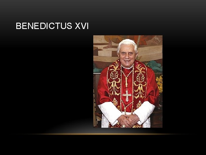 BENEDICTUS XVI 