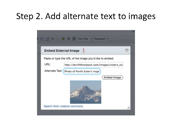 Step 2. Add alternate text to images 