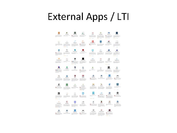 External Apps / LTI 