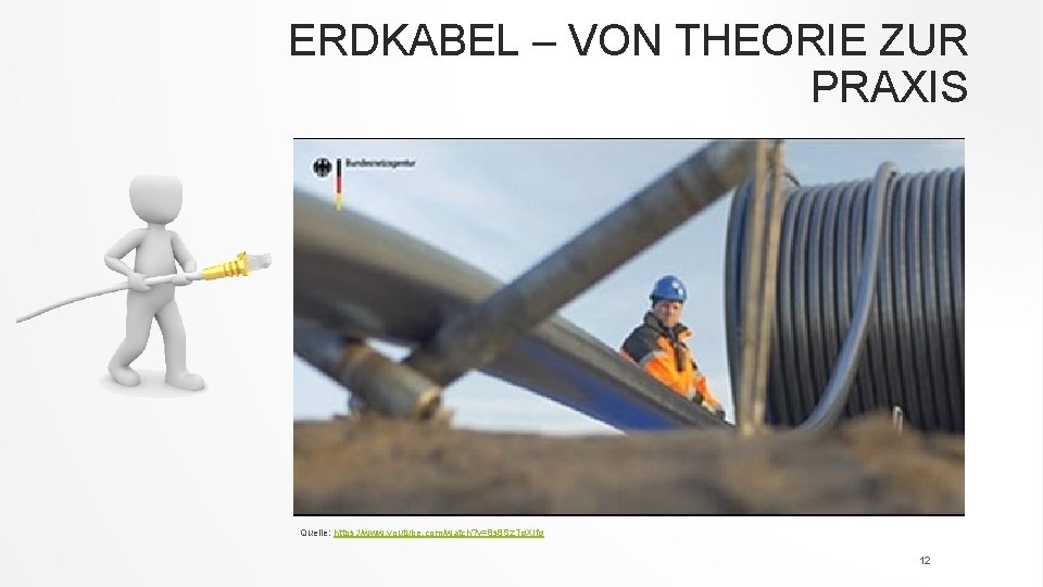  ERDKABEL – VON THEORIE ZUR PRAXIS Quelle: https: //www. youtube. com/watch? v=8 s