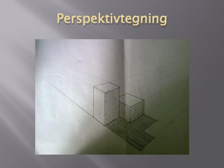 Perspektivtegning 