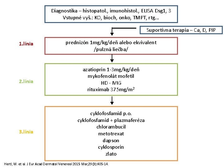 Diagnostika – histopatol. , imunohistol. , ELISA Dsg 1, 3 Vstupné vyš. : KO,