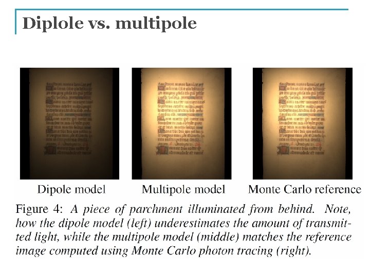 Diplole vs. multipole 