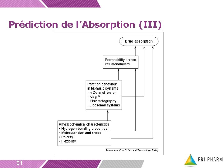 Prédiction de l’Absorption (III) 21 