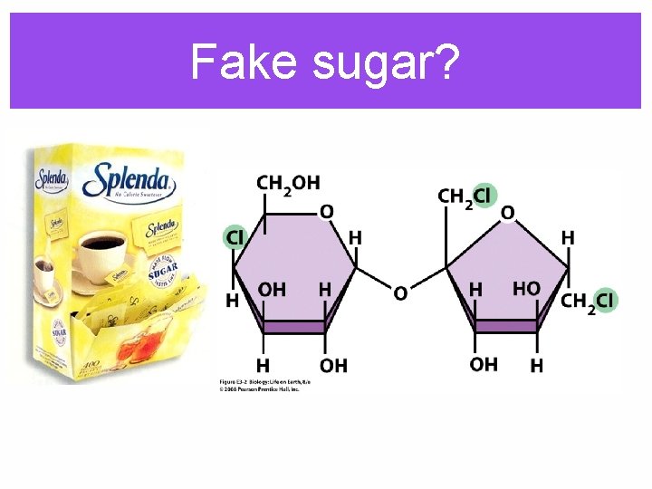 Fake sugar? 