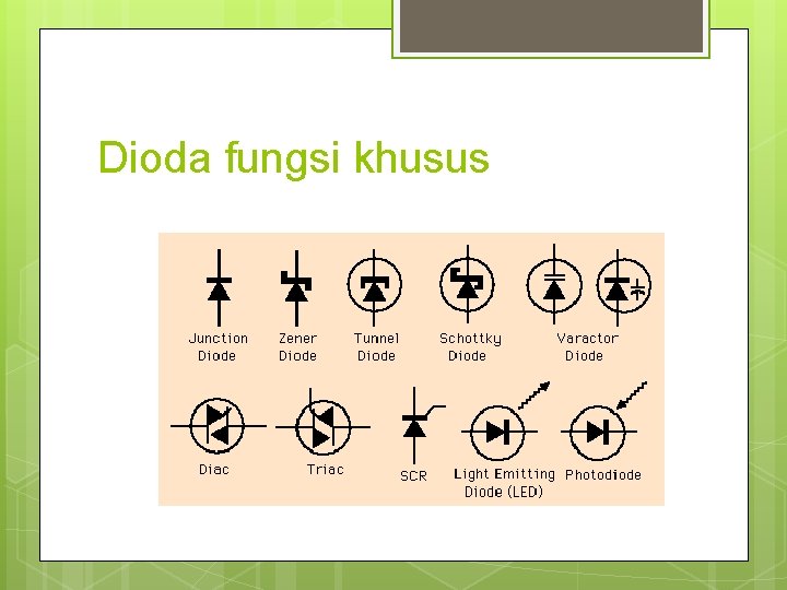 Dioda fungsi khusus 