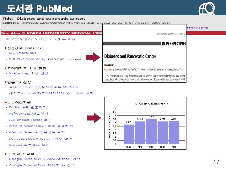 도서관 Pub. Med 17 