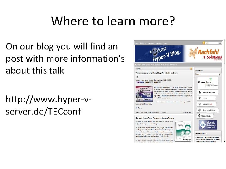 Where to learn more? On our blog you will find an post with more