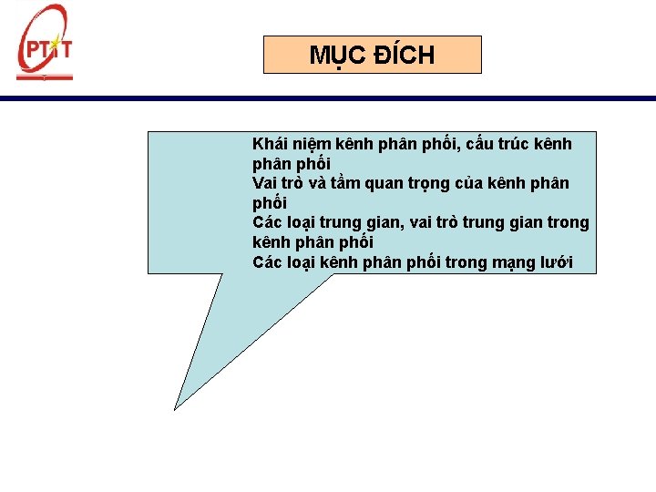 MU C ĐI CH Khái niệm kênh phân phối, cấu trúc kênh phân phối