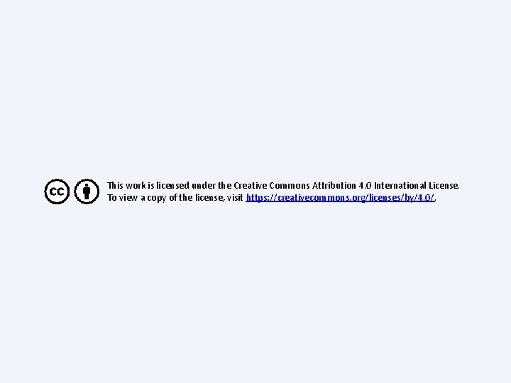 This work is licensed under the Creative Commons Attribution 4. 0 International License. To