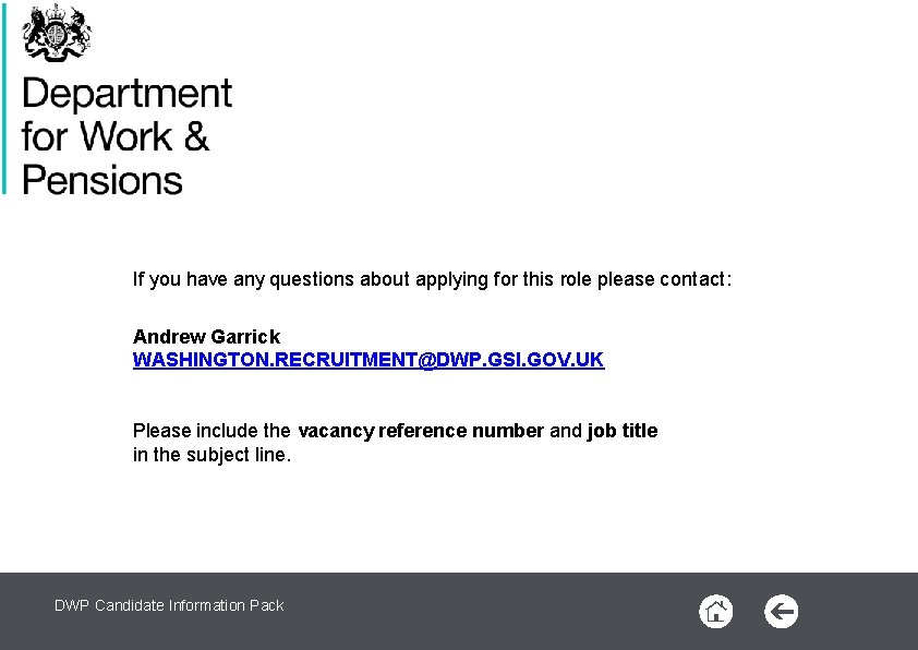 If you have any questions about applying for this role please contact: Andrew Garrick