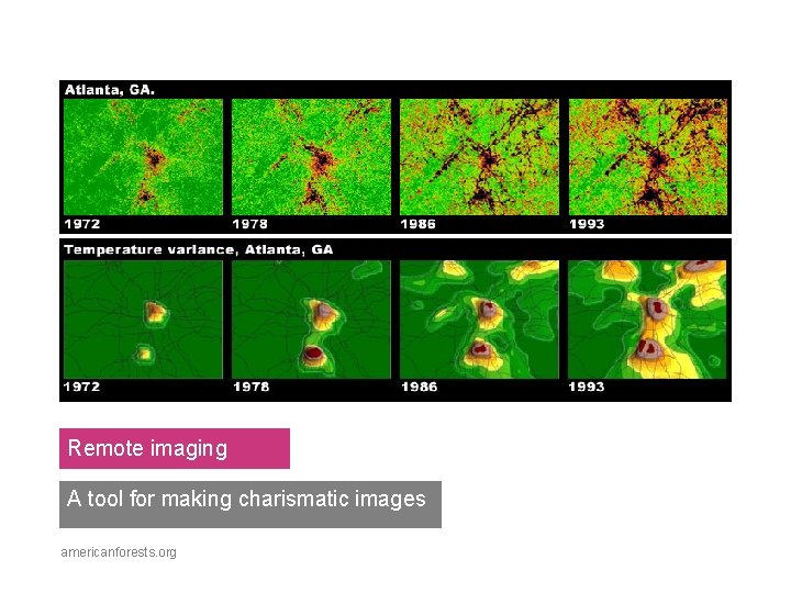Remote imaging A tool for making charismatic images americanforests. org 