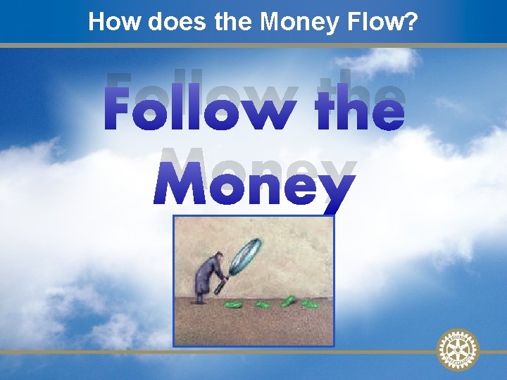 Mentor Training 27 February 2010 How –does the Money Flow? Follow the Money Global