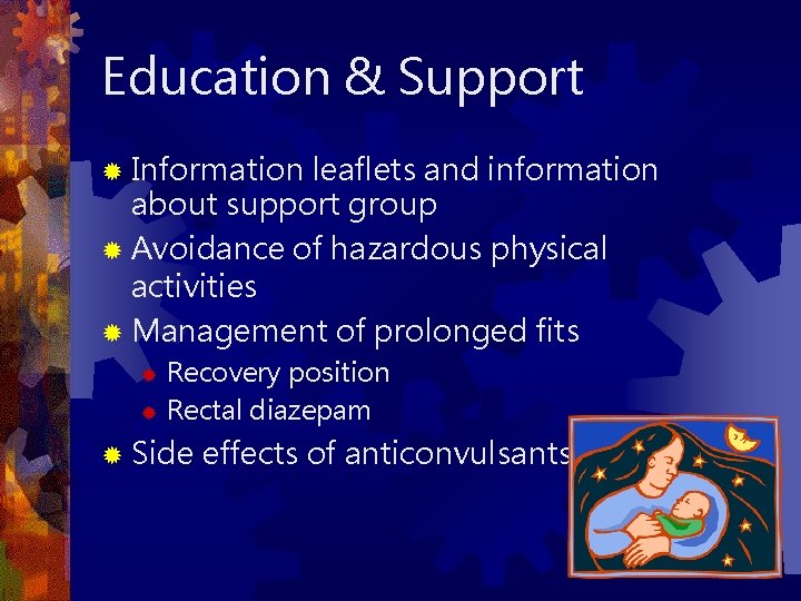 Education & Support ® Information leaflets and information about support group ® Avoidance of