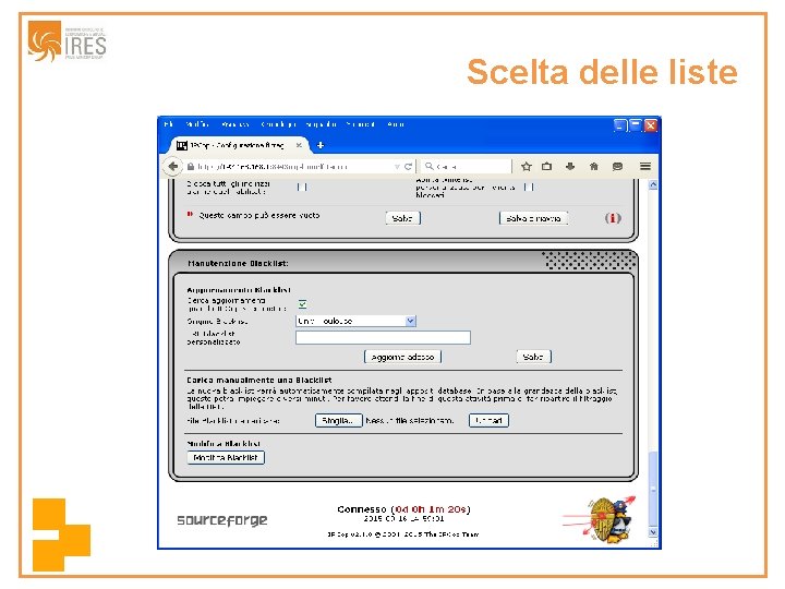 Scelta delle liste 