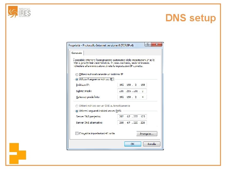 DNS setup 