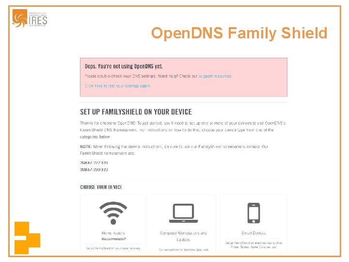 Open. DNS Family Shield 