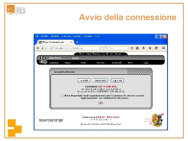 Avvio della connessione 