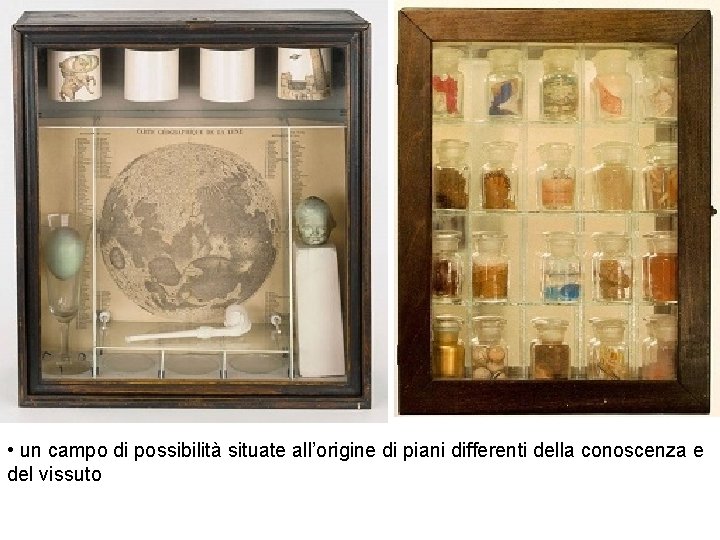  • un campo di possibilità situate all’origine di piani differenti della conoscenza e