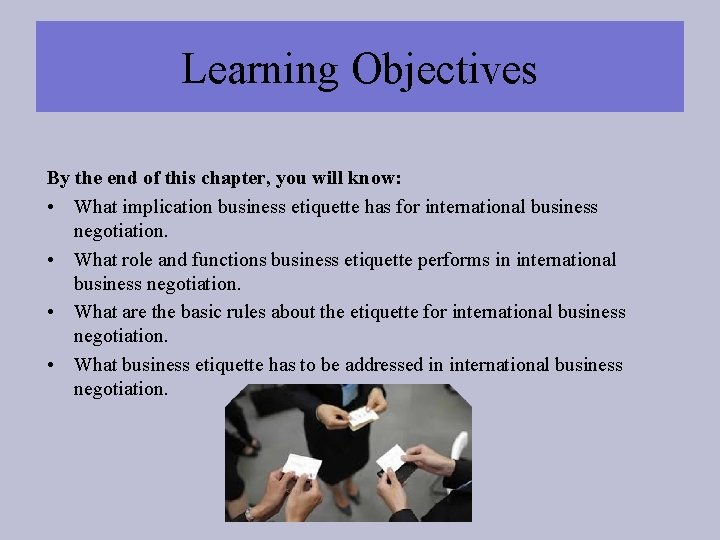 Learning Objectives By the end of this chapter, you will know: • What implication