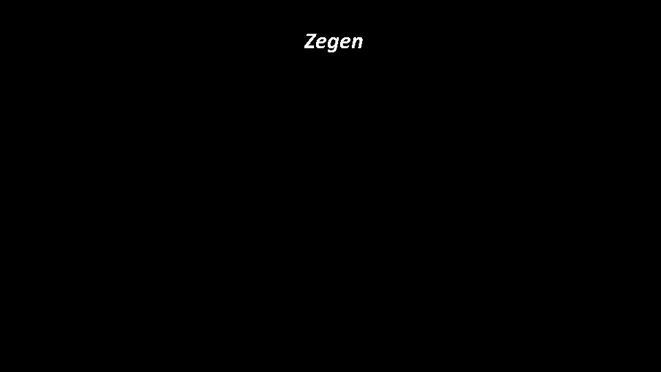 Zegen 