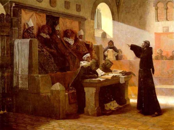 Inquistion To enforce these beliefs, the Church used the Inquisition to accuse, hold trials,