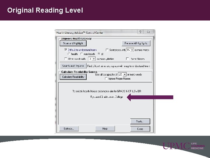 Original Reading Level 31 