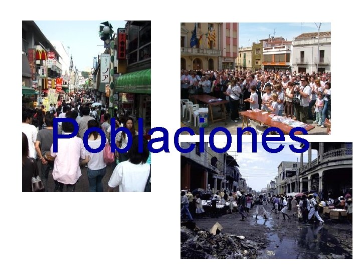 Poblaciones 