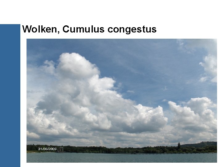 Wolken, Cumulus congestus 17/20 