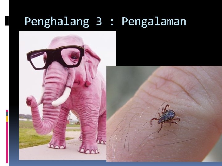 Penghalang 3 : Pengalaman 