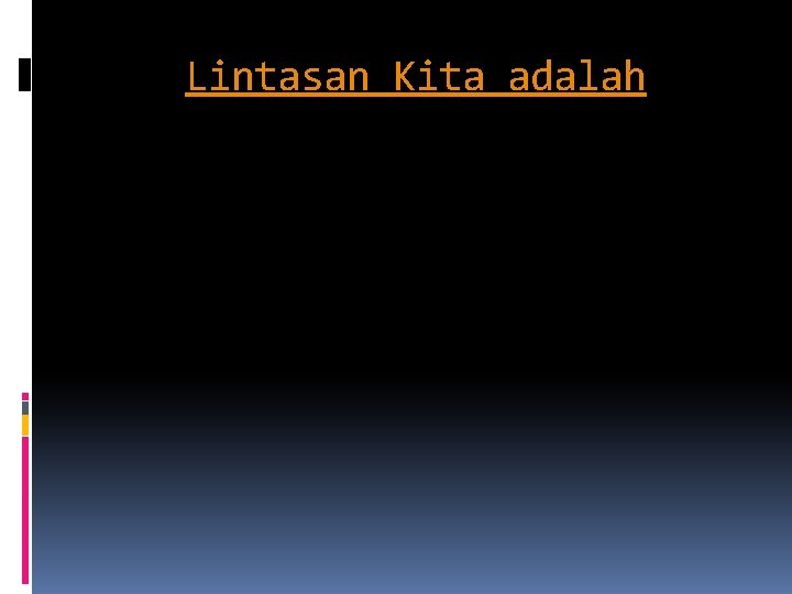 Lintasan Kita adalah 