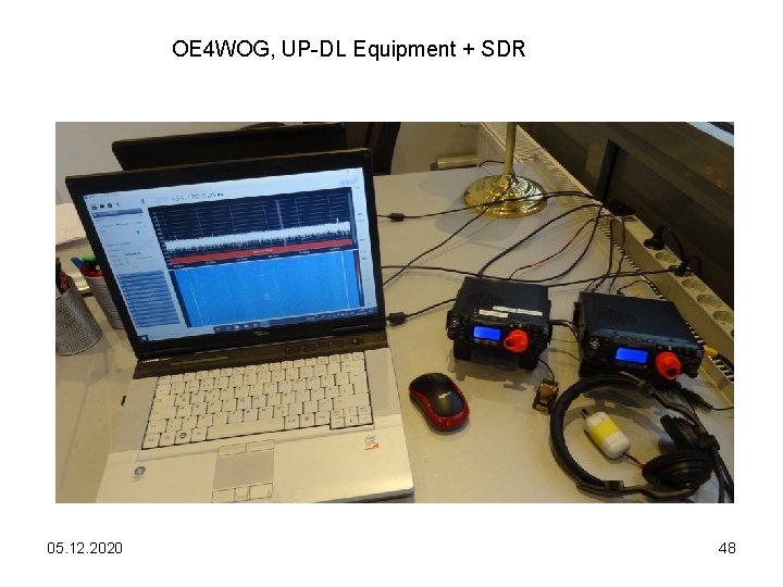 OE 4 WOG, UP-DL Equipment + SDR 05. 12. 2020 48 