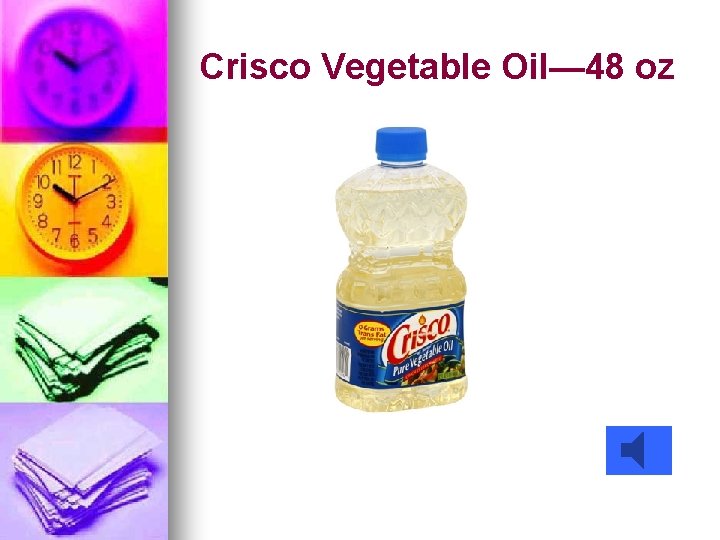 Crisco Vegetable Oil— 48 oz 
