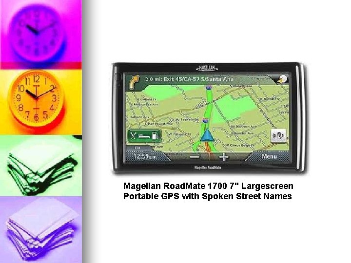 Magellan Road. Mate 1700 7" Largescreen Portable GPS with Spoken Street Names 