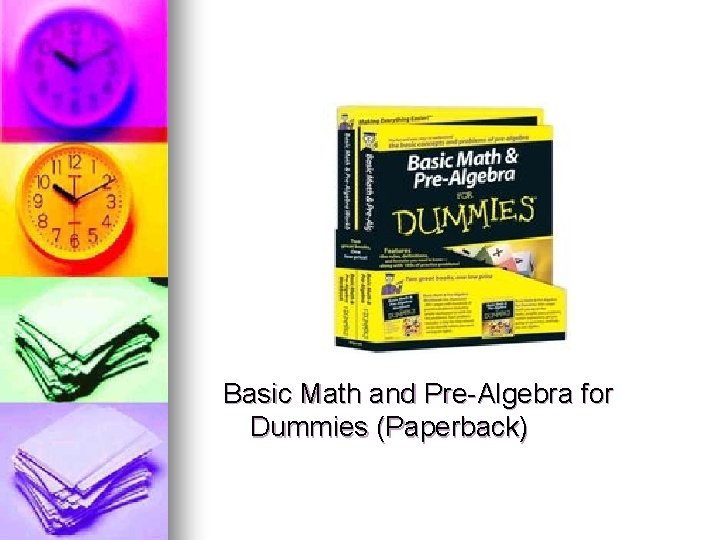 Basic Math and Pre-Algebra for Dummies (Paperback) 