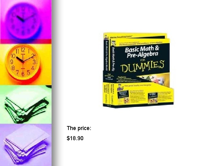 The price: $18. 90 
