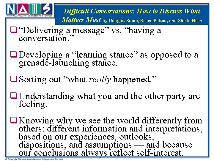 Difficult Conversations: How to Discuss What Title Matters Most by Douglas Stone, Bruce Patton,