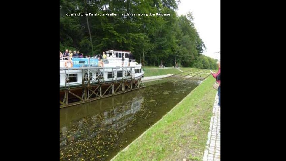 Oberländischer Kanal - Standseilbahn - Schiffsanhebung über Rollberge 