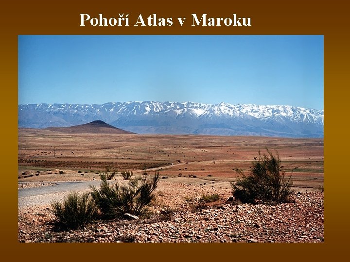 Pohoří Atlas v Maroku 