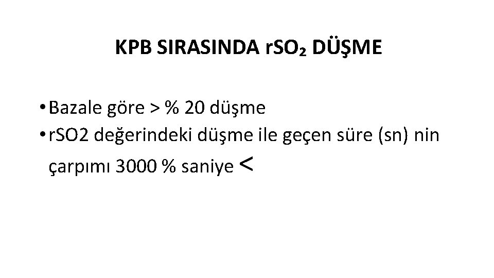 KPB SIRASINDA r. SO₂ DÜŞME • Bazale göre > % 20 düşme • r.