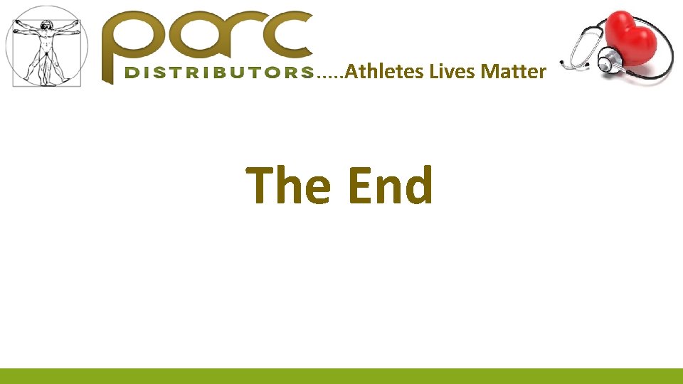 . . . Athletes Lives Matter The End 