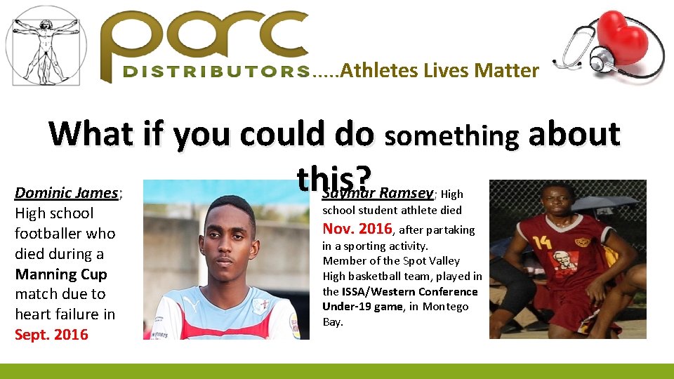 . . . Athletes Lives Matter What if you could do something about this?