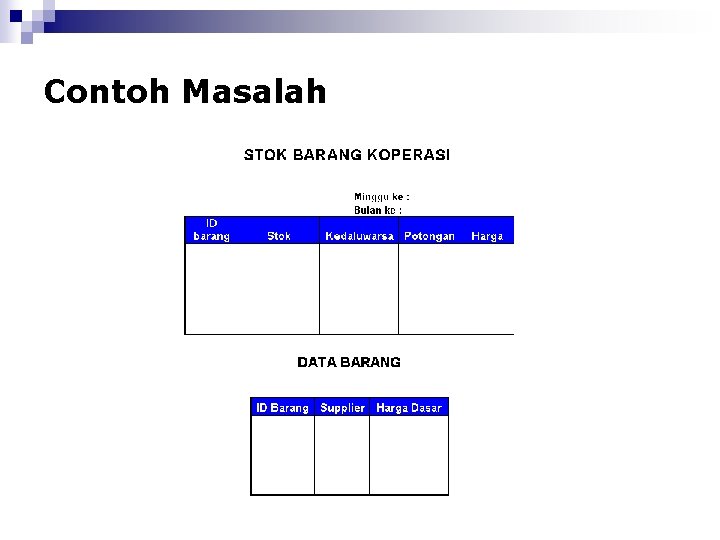 Contoh Masalah 