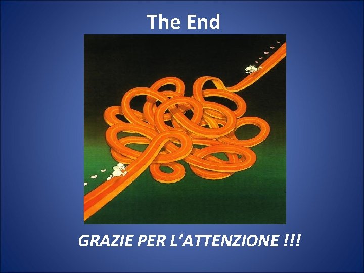 The End GRAZIE PER L’ATTENZIONE !!! 