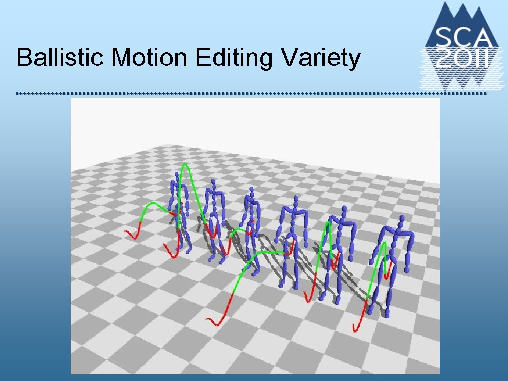 Ballistic Motion Editing Variety 