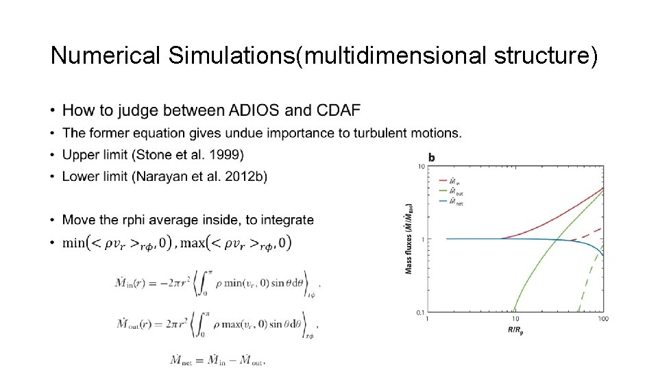 Numerical Simulations(multidimensional structure) • 